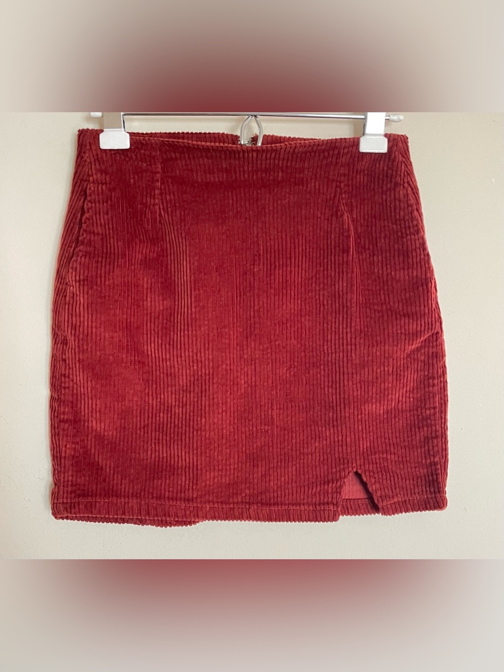 BP Burgundy Corduroy Mini Skirt